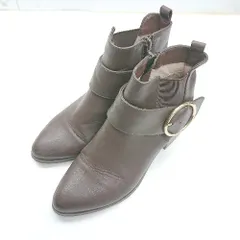 ■ ⊇ Oriental Traffic オリエンタルトラフィック ショートブーツ サイズM ブラウン レディース E  【1503050022736】