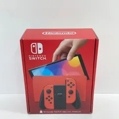 【DH351】Nintendo Switch 任天堂 スイッチ 本体 有機EL マリオレッド HEG-001