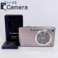 【中古】 Panasonic LUMIX DMC-FX35 電池 充電器 付 ピンク パナソニック