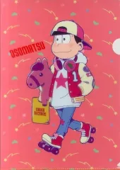 【中古】クリアファイル おそ松(レッド) A4クリアファイル 「おそ松さん×TOWER RECORDS」