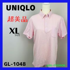超美品　UNIQLO　ユニクロ　ポロシャツ　メンズ　ピンク　パステルカラー　送料無料