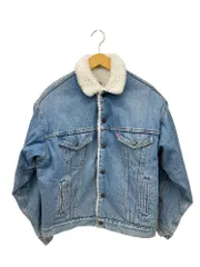Levi’s (リーバイス) 80s 90s USA製 デニムボアジャケット ボタン裏527 70609-0214 M ブルー メンズ/028
