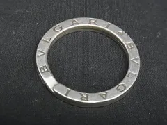 BVLGARI ブルガリブルガリ SV925 キーリング キーホルダー ペンダントトップ チャーム メンズ レディース シルバー系 DK0713