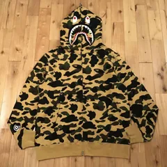 ★新品★ 2XL 1st camo yellow シャーク パーカー shark full zip hoodie a bathing ape BAPE エイプ ベイプ アベイシングエイプ XXL