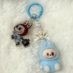 大人気 　かわいい　キーホルダー　ブルー系