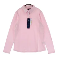 サイズ：L CALLAWAY キャロウェイ  長袖ポロシャツ  ピンク系 [240101395162] ゴルフウェア レディース ストスト