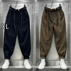 [XL]秋冬 メンズ 用 服 シンプル ファッション オシャレ 大人 かっこいい 大きいサイズ ストリート 紳士服 コーデュロイ 秋冬 カジュアル パンツ ストレート ベルト