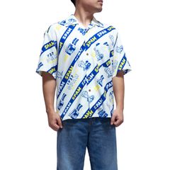 スパム シャツ ホワイト  spamt レディース メンズ ご当地シャツ 沖縄 限定 リゾート カジュアル アロハ tシャツ コーデ