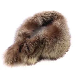 サガフォックス SAGA FOX 銀サガ ティペット フォックスファー 毛皮 茶 ブラウン /BB