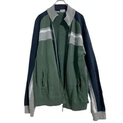 Champion ロゴスウェット トレーナー XL カーキ ネイビー グレー チャンピオン ジップアップ 古着卸 アメリカ仕入 a701-6567