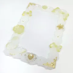 【即購入OK‼️】B7 硬質ケース ホイップデコ 黄色 姫系 推し活