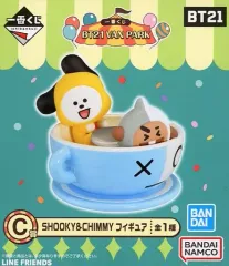 【中古】フィギュア SHOOKY＆CHIMMY フィギュア 「一番くじ BT21 VAN PARK」 C賞