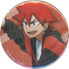 【中古】バッジ・ビンズ 鳴子章吉 「弱虫ペダル GLORY LINE 描き下ろし お出かけver. トレーディングホログラム缶バッジ」