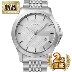 グッチ GUCCI 腕時計 Gタイムレス YA126401 シルバー文字盤 デイト SS クオーツアナログ 【箱・保付き】のサムネイル