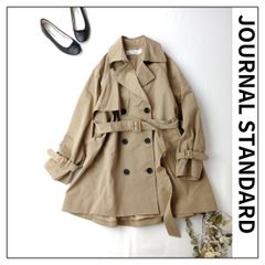 23年製 定価33000円 JOURNAL STANDARD ジャーナルスタンダード ミドルレングス ラフ トレンチコート ベージュ(78E＋3459)25A☆