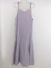 ◇ N. Natural Beauty Basic レーヨン ロング キャミソールワンピース サイズM パープル レディース P  【中古】 【1209140004186】