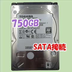 【中古動作品】TOSHIBA 2.5インチ 9.5mm HDD SATA(Serial ATA) 750GB MQ01ABD075④