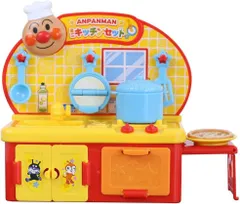 【新品】 ジョイパレット ミニキッチンセット アンパンマン 184430 おままごと おもちゃ 3才のサムネイル