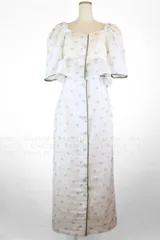 ME&ME COUTURE｜フルールジャガードコンパクトブラウス＆タイトスカートセットアップ