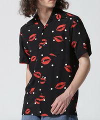 Aloha Blossom｜アロハ ブロッサム KISS SHIRTS キスマーク アロハシャツ 半袖シャツ オープンカラー 開襟