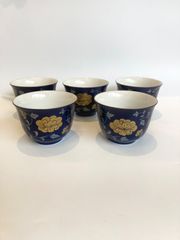 WEDGWOOD【美品】ブルーエレファント 湯呑み5客セット - メルカリ