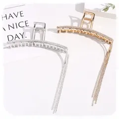 限定セット　まとめ買い　2点セット　レディース　ヘアバンス　コーデ　ヘアクリップ　髪留め　ヘアアクセ　プチプラ　ラグジュアリー　ゴールド　金　シルバー　銀　ゴージャス　キラキラ　ドレス　チェーン　韓国　オルチャン　新品未使用　大人気　かわいい　可愛い