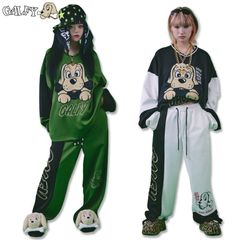 ガルフィー アニマル 刺繍 パロディ 人気 大きいサイズ 男女兼用 B系 ドッグ ガルフィー！おすすめ商品