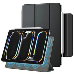 新品 iPad Pro 11インチ ケース 2024 第5世代 M4 TiMOVO iPad Pro 11 第5世代 ケース iPad Pro 2024 カバー 11インチ マグネット吸着式 カバー フレームレス 磁気バックル付き ペンシル吸着 オートスリープ