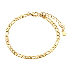 【ゴールド×ワンサイズ】[Cream dot. クリームドット公式] ブレスレット レディース  ステンレス製 金属アレルギー つけっぱなし チェーン サージカルステンレス 大人 上品 エレガント カジュアル シンプル  のサムネイル