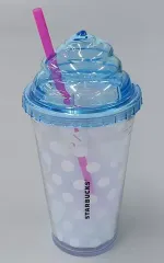【中古】マグカップ・湯のみ ロゴコールドカップタンブラーホイップリッドドット 「スターバックス」