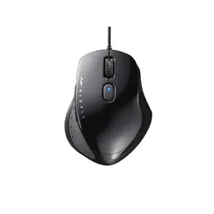 【新品 未使用 未開梱】 BUFFALO　有線　ＢｌｕｅＬＥＤ　５ボタン　ネオフィットマウス　Ｍ　BSMBU518MBKのサムネイル