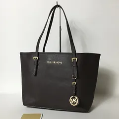 2508-56｜美品｜マイケルコース トートバッグ レザー ダークブラウン