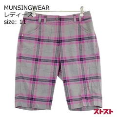 MUNSINGWEAR マンシングウェア ハーフパンツ チェック柄 グレー系 11 [240101147923]#