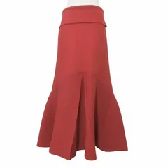 【KENZO】希少　ヴィンテージ　総柄ニットスカート vintage】KENZO / front ribbon tie blouse & circular long