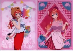 【中古】クリアファイル 中野五月 A4クリアファイルセット(2枚組) 「一番くじ 五等分の花嫁∬ 最高の休日」 L賞