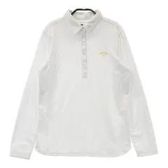 サイズ：LL CALLAWAY キャロウェイ  長袖ポロシャツ 花柄 ホワイト系 [240101517333] ゴルフウェア レディース ストスト