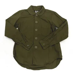 【極美品】コムデギャルソン 襟ラッフルギャザー ブラウス 長袖 黒 2023SS 2025年最新】COMME des GARCONS レディース 長袖 シャツ