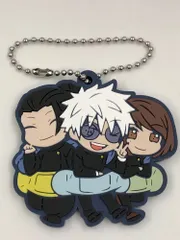 ♪) 五条悟 夏油傑 家入硝子 呪術廻戦 キャラばんちょうこうラバーマスコット 懐玉 玉折 [10]