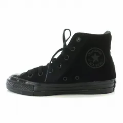 コンバース CONVERSE ALL STAR US VELVET HI オールスターUSベルベットハイカットスニーカー US5 24cm 黒 ブラック 1SE285 /BB ■OFのサムネイル