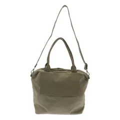 【美品】  ear PAPILLONNER / イアパピヨネ | 牛革 カウレザー 2way ショルダー付き ハンド トートバッグ | グレージュ | レディース