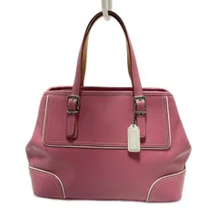 【良品】COACH ハンプトン キャリーオール シグネチャー ハンドバッグ コーチ ハンプトンズ シグネチャー ミディアム キャリーオール