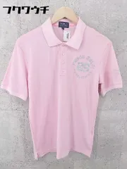 ◇ pearly gates パーリーゲイツ 半袖 ポロシャツ サイズ5 ピンク系 メンズ 【1002801240165】