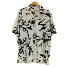 ザラ ZARA ストレッチオープンカラーシャツ メンズ JPN：XL 