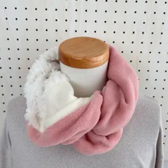 ＃27 ふわもこ　スヌード✳︎ピンク