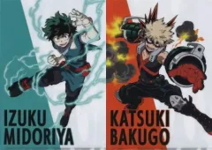 【中古】クリアファイル 緑谷出久＆爆豪勝己 A4クリアファイルセット 「僕のヒーローアカデミア」