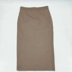 UNIQLO　ユニクロ　ドライスウェットナロースカート　ブラウン　Lサイズ　□□