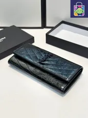 【今日特価】Yves Saint Laurent イヴ・サンローラン 最新シリーズ 輸入オイルレザー小牛皮で質感に優れ実用的でファッショナブル