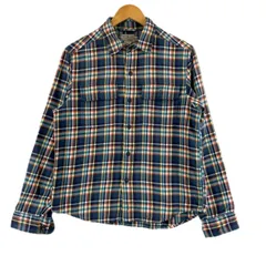 美品 L.L.Bean エルエルビーン タータンチェック 秋冬 AW 長袖シャツ コットン マルチカラー メンズ M【古着】【中古】【送料無料】
