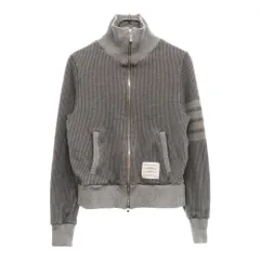 THOM BROWNE (トムブラウン) シルクフレックル ジップアップジャケット FJT319A-J0142 グレー レディースのサムネイル