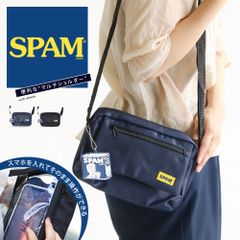 【新品】 SPAM スパム マルチショルダー ショルダーバッグ レディース 斜めがけ 大人 軽量 ナイロン スマホショルダー スマホ操作 おしゃれ バッグ 鞄 かばん USA アメリカン